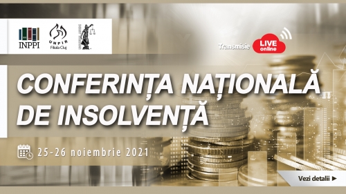 Conferința Națională de Insolvență 25-26 noiembrie 2021