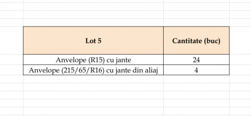 Lot 5 - stoc anvelope cu jante