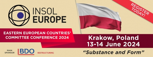 INSOL Europe: 13-14 iunie: Conferință Cracovia