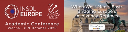 8-9 octombrie, Viena: Forumul Academic al INSOL Europe