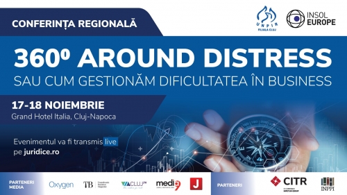 17-18 Nov: Conferința regională 360 Around Distress sau Cum gestionăm dificultatea în business