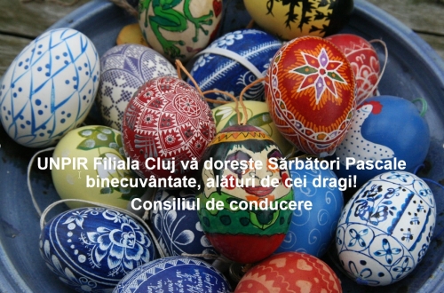 Sărbători pascale fericite!