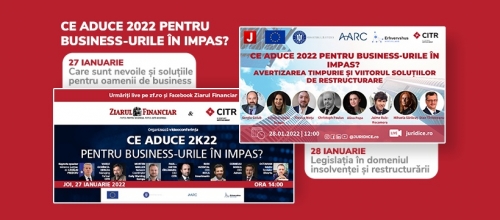 27 ianuarie, ora 14: Conferința 𝐛𝐮𝐬𝐢𝐧𝐞𝐬𝐬-𝐮𝐫𝐢𝐥𝐞 𝐢̂𝐧 𝐢𝐦𝐩𝐚𝐬, a𝐯𝐞𝐫𝐭𝐢𝐳𝐚𝐫𝐞𝐚 𝐭𝐢𝐦𝐩𝐮𝐫𝐢𝐞, restructurarea